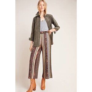 NWT Anthropologie Cecilia Prado Knit Mix Print Pants Size XS
